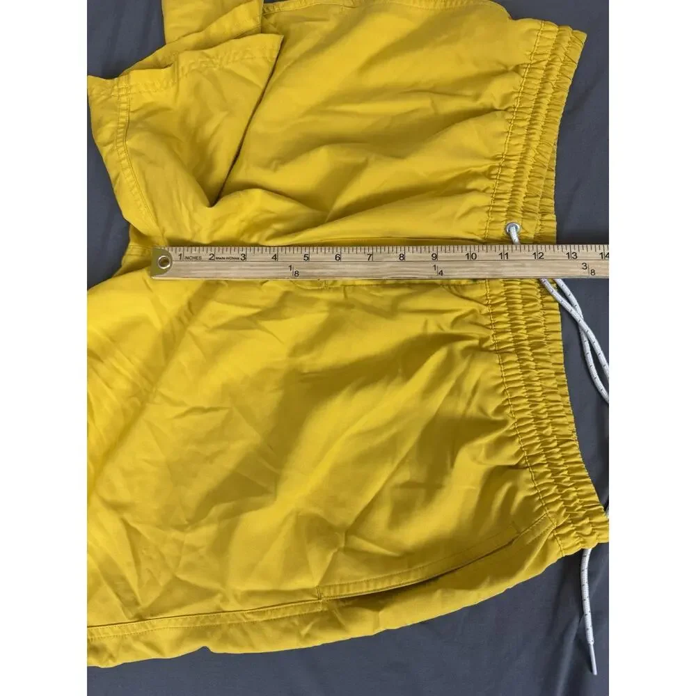Outerknown Nomadic Volley Swim Trunks Men’s XL Yellow Quick Dry Surf Unlined